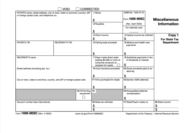 Form 1099-MISC